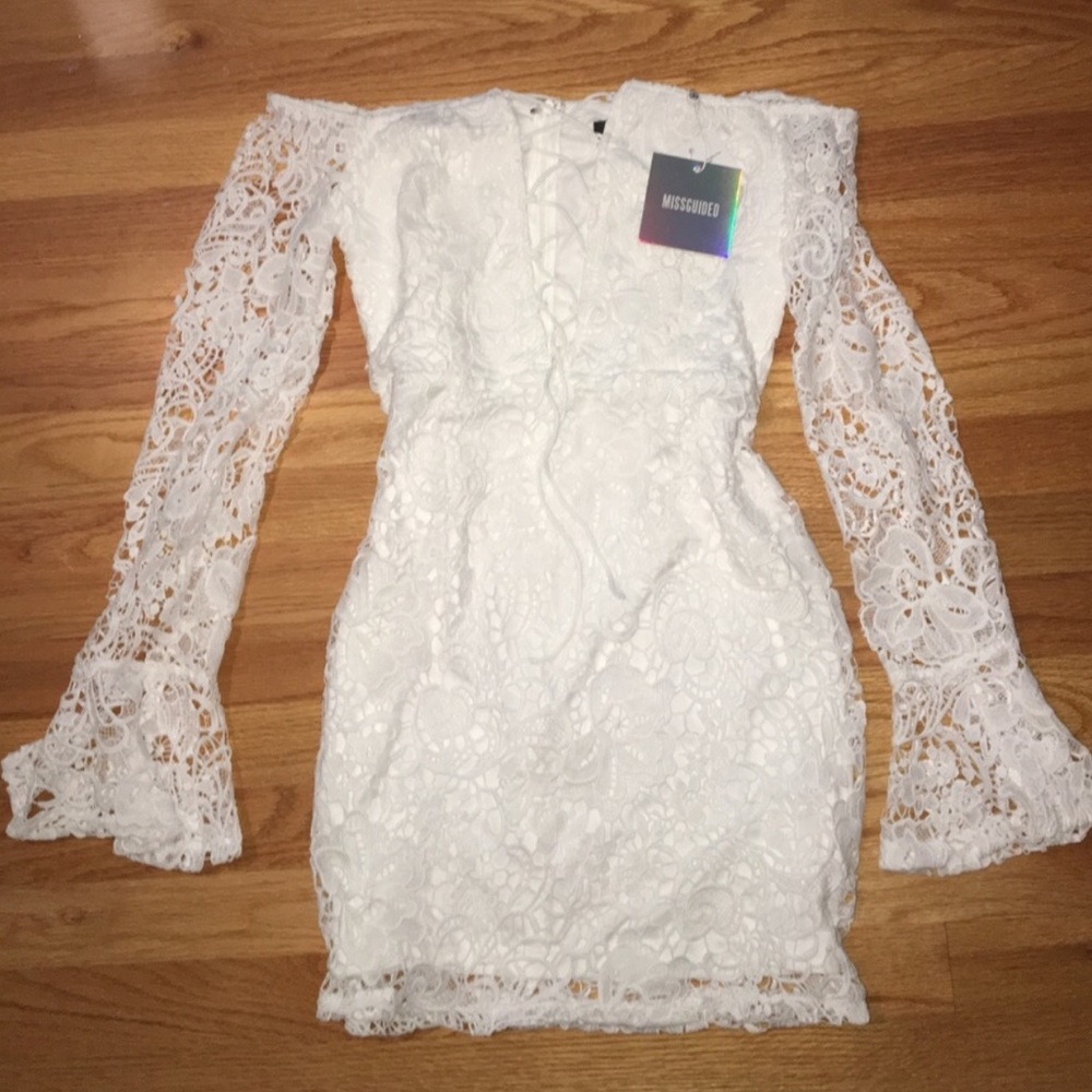Misguided white dress
